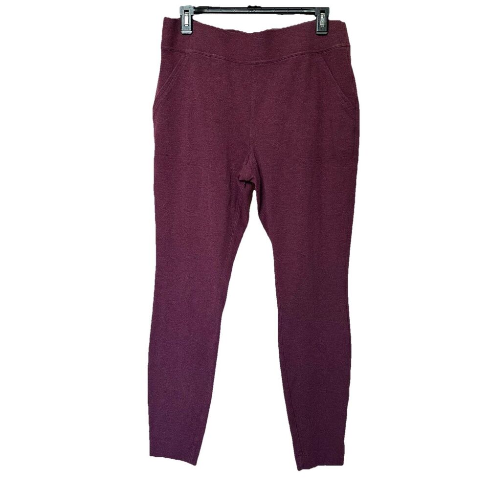 DULUTH Noga Naturale Pants Med Slim Leg Plum Casual Minimalist Athleisure Sport